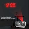 Color 180 ° Rotating LED Digital Projection Alarm Clock USB Electronic Ceiling Projector Alarm Clock Bedside Table Clock