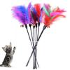 Funny Kitten Stick Rod Bell Pet Wand Teaser Playing Training Toy