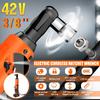 90Nm Torque Electric Wrench 3/8Inch Cordless Ratchet Wrench With LED Light Rechargeable 8000mAh 110-220V Power Tool 42V