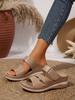 Fashion High-quality Women's Sandals 2025 New Women's Wedges Heels Sandals Casual Comfort Slippers Summer Beach Sandals Chaussures Femme