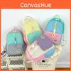 Kids Fashionable Backpack Color Block Design Large Capacity Bag Kindergarten