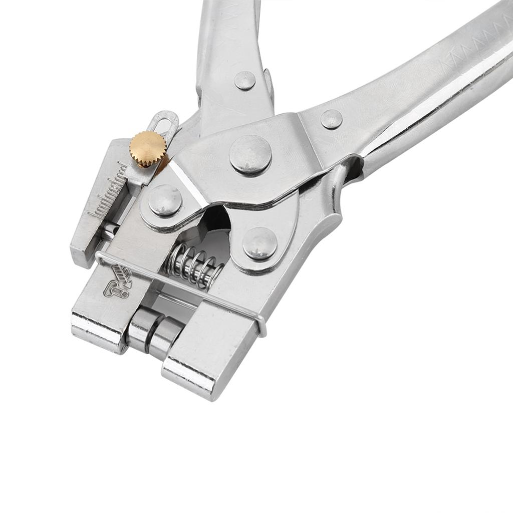 Rivet Setter Punch Pliers Belt Holes Eyelet Setting Tool with 100pcs Easy Press Hollow Grommets