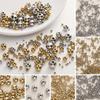 10-50pcs/bag Stainless Steel Beads DIY Bracelet Necklace Earrings Jewelry Accessories