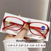 Fashion Women Reading Glasses Men Ultralight HD Lens Presbyopic Glasses Eyewear Vintage Trendy Anti-fatigue Eyeglasses +1.0+4.0