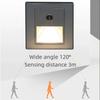 LED Staircase Light Infrared Body Sensor Light Embedded Steps Ladder Stairs Bedroom Night Light