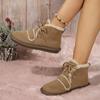 Fashion Soft Soled Snow Boots for Women 2024 Autumn and Winter New Cashmere Warm Lightweight All Casual Woolen Cotton Shoes