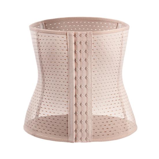 Waist Slimming Belt Good Elasticity Fat Burning Adjustable Cut-out Breathable Body Sculpting Tight Waist Trainer Body Shaper Corset Daily Wear