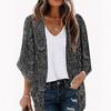 Women's New Spring and Summer Printing Fashion Casual Cardigan Shirt