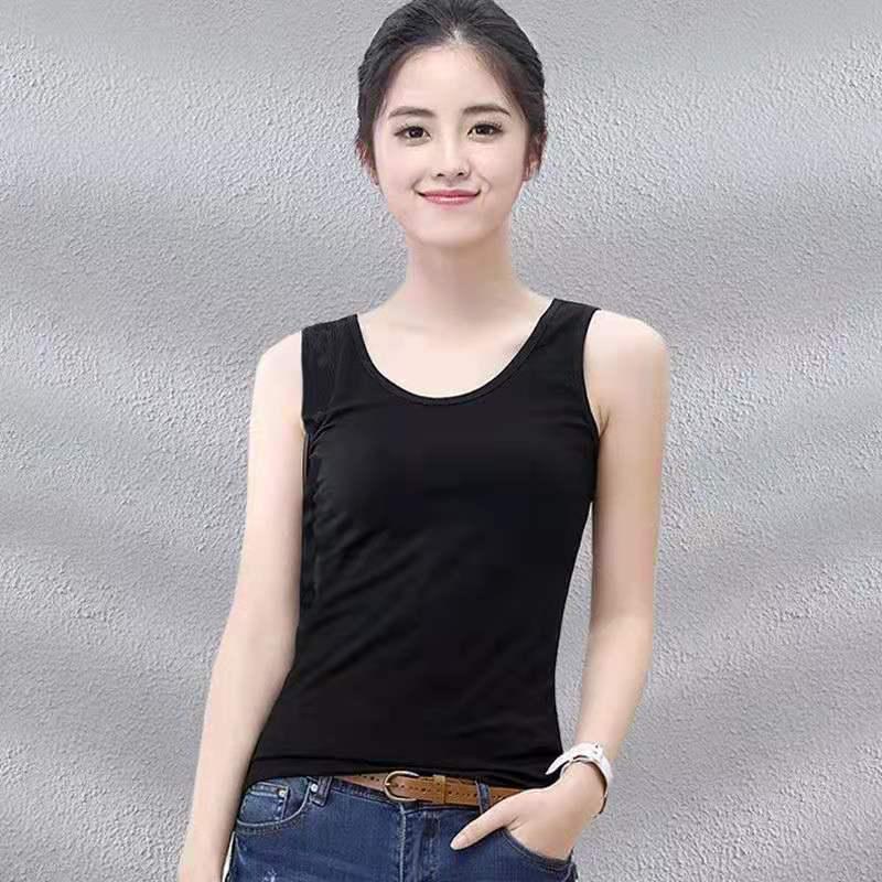 Women's Korean Style Camisole Vest: Large Size, Versatile Outdoor Wear, Perfect for Students