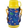CAPTAIN STAG Water Direct Cup Double Stainless Steel Vacuum Heat Cold 2WAY Kids Cover Included with Shoulder Kyoryu Product 98 X 80 X Height 215 Mm