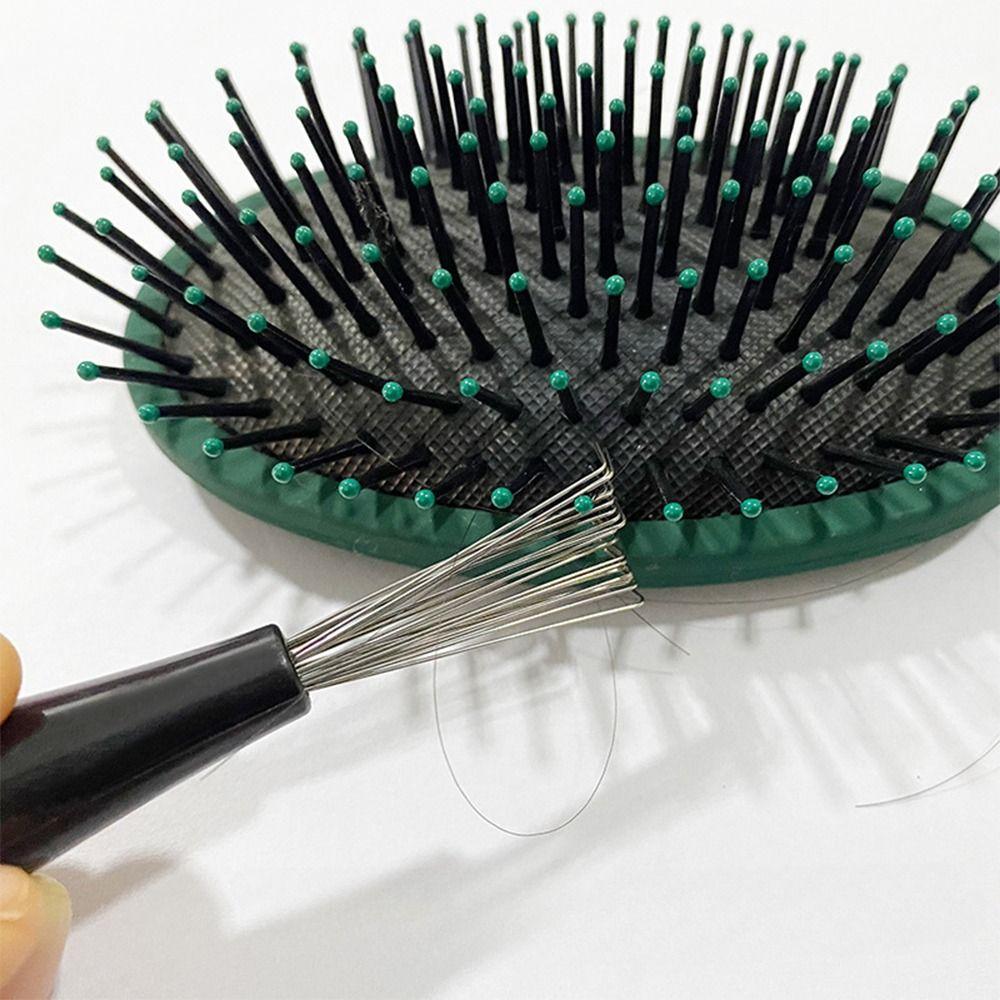 Plastic Handle Comb Hair Brush Cleaner Hand Tool Brush Cleaning Claws Durable Comb Cleaning Brush