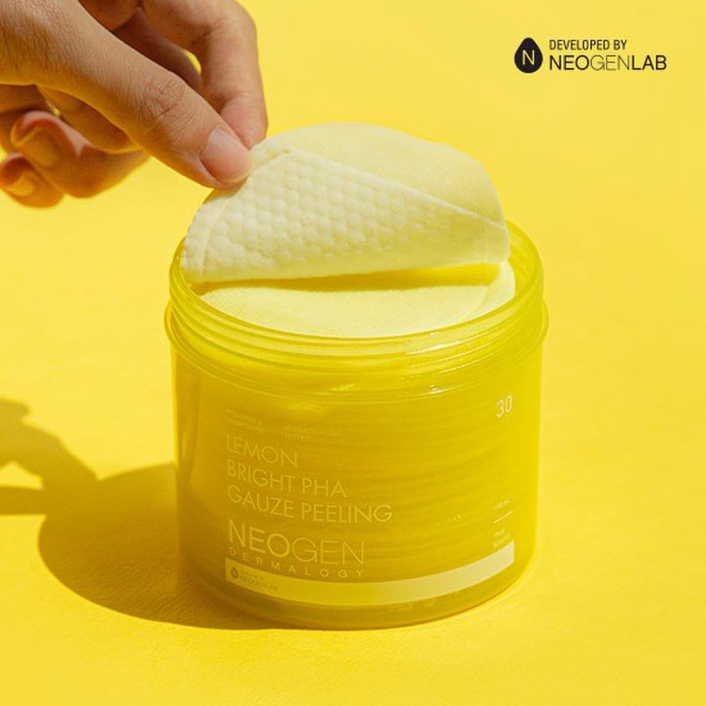 Lemon Bright Paha Gauze Peeling Pads 30 Sheets Glow Peeling