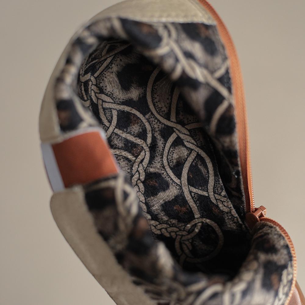 Apricot Black Women Ankle Boots Med Heel Small Big Size 32 48