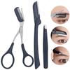 3PCS Eyebrow Trimmer Beauty Tools For Beginners Eyebrow Scissors Safety Eyebrow Hair Shaver