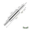 Stainless Steel Seamless Rolling Pin for Dough, Dumplings, Noodles, and Baking