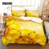 Sunflower Queen Bedding Set Duvet Cover Set Bedding Digital Printing Bed Linen King Size Duvet Cover Set Bedding Set