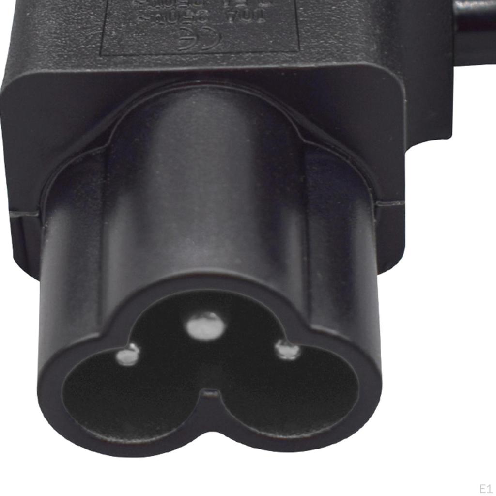 AC Power Plug Adapter Laptop High Temperature Resistance Compact Durable Converter 3 Pin C6