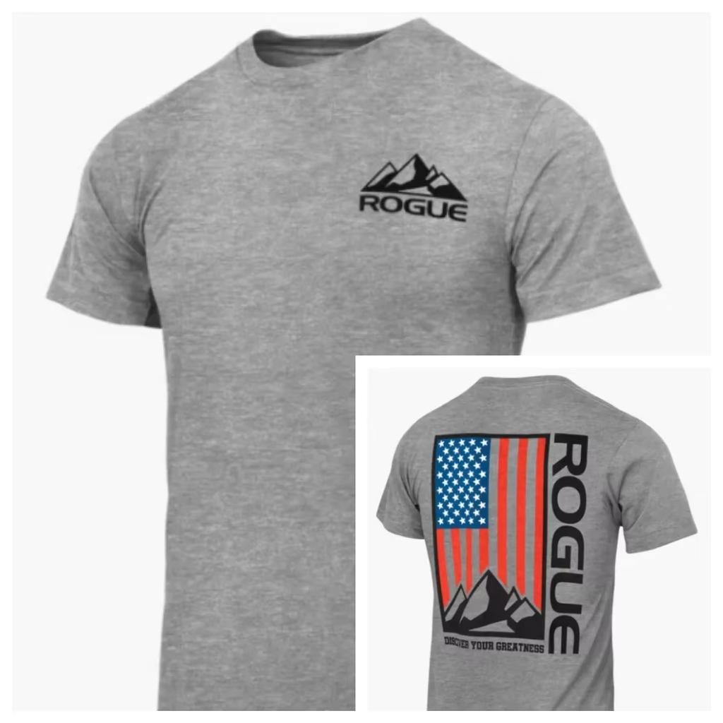 2025 Rogue Имеет Такую же Спортивную Большого размера Хлопковую Принтовую Футболку с Коротким Рукавом и Пони для Женщин, Новая Летняя Модель, Футболка, Топ, Футболки