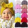 New Autumn/Winter Baby Bow Knitted Wool Hat - European and American Style