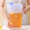 Water Pitcher Beverage Container Large Capacity with Lid and Handle Jug Juice for