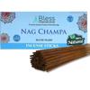 Bless-Nag-Champa-Incense-Sticks 100%-Natural-Handmade-Hand-Dipped-Incense-Sticks Organic-Chemicals-Free For-Purification-Relaxation-Positivity