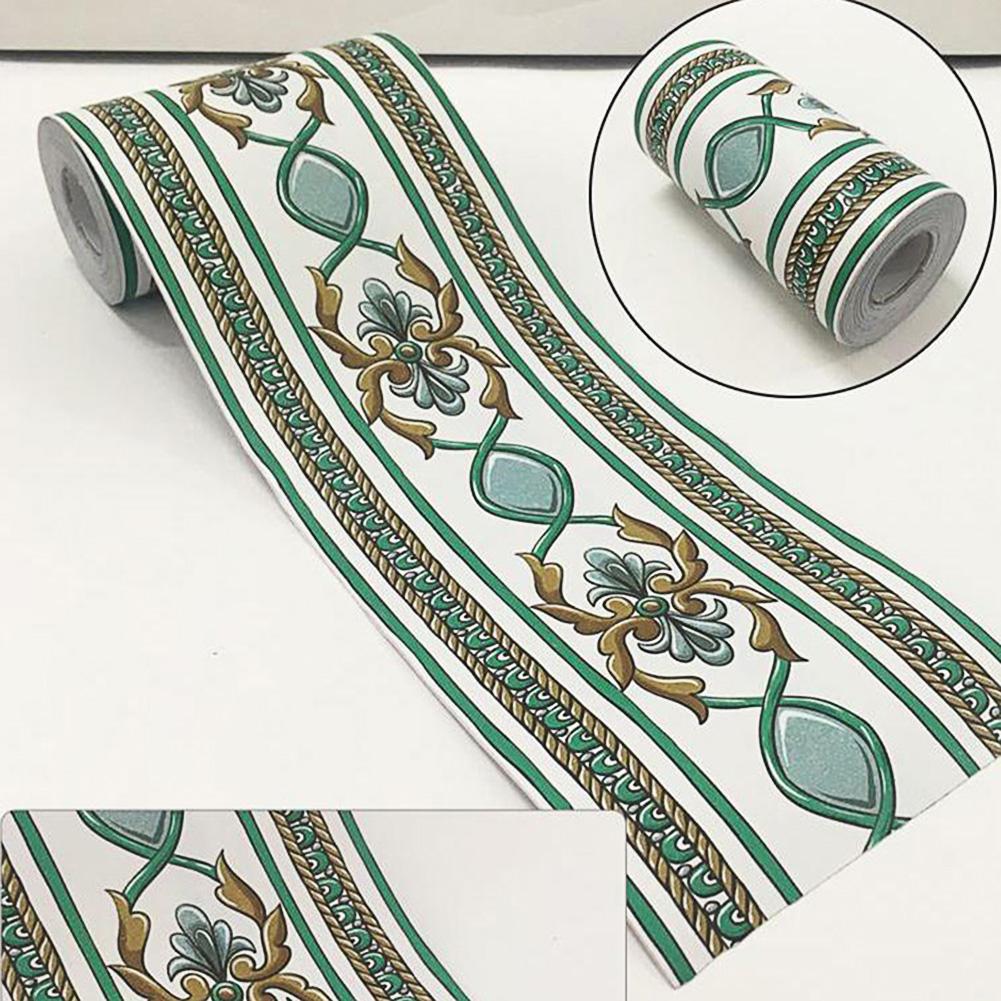 10M Self Adhesive Skirting Line Wall Sticker PVC Art Mural Wall Decoration for Living Room Kitchen Bathroom