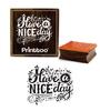 Printtoo Card Making Wooden Rubber Stamp Square Have A Nice Day Quotes Stamps-2 X 2