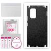 apgo Protective Skin Sticker for the Back+sides Compatible with Xiaomi Redmi Note 10 Pro Max, Full Wrap Film, Foil, Vinyl - Pattern Black Honeycomb