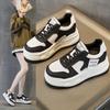 Spring, Summer and Fall New Thick-soled Casual White Shoes, Heightened Comfort Muffin, Women's Low-top Shoes