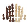32Pcs Chess Pieces Only with Felt for Professional Beginner Family Gatherings Picnic Camping