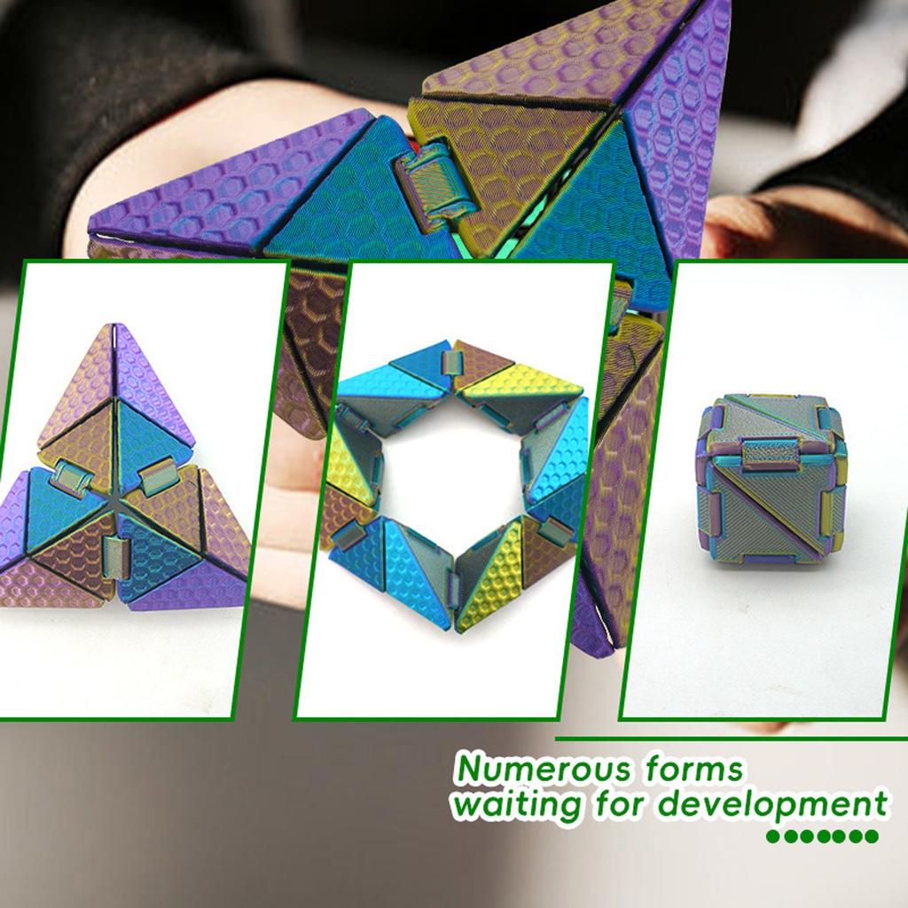 Cube: Deformed Geometric Puzzle - Decompression Folding Children's Educational Toys