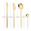 Gold Cutlery Set Dinnenrware Set Stainless Steel Flatware Dinner Knife Fork Spoon Tableware For Home Service for 1/4/6