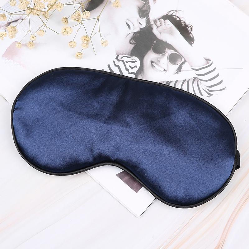 1 Pcs Eye Mask Soft Padded Travel Night Sleeping Blindfold Sleep Aid Shade Cover