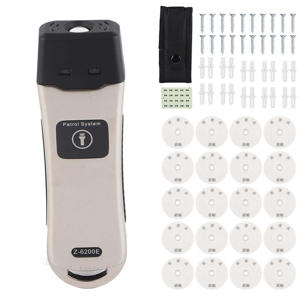 RFID Inductive Guard Tour Patrol Reader System LED Lighting with Checkpoint Tags