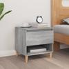 VidaXL Bedside Table Sonoma Grey 50x46x50 Cm Engineered Wood 819544