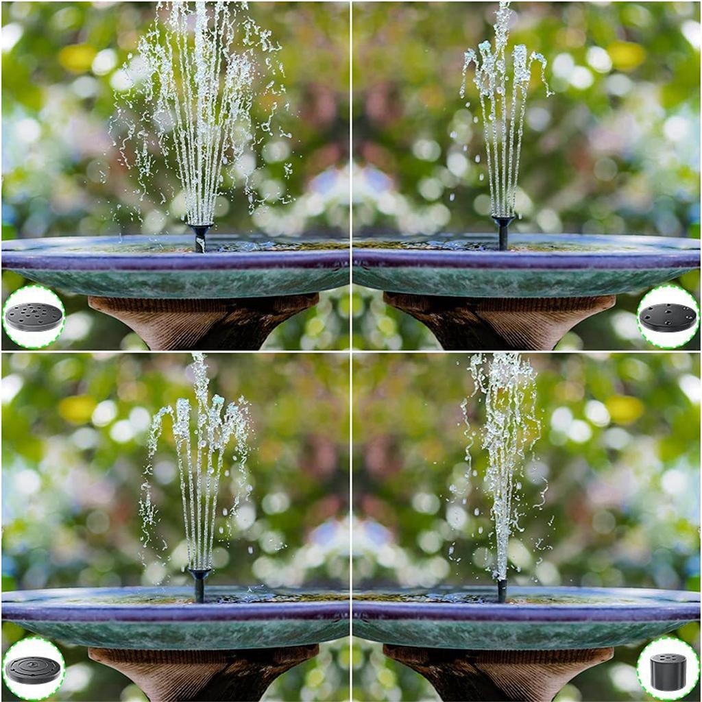 1.5w Swimming Pool Solar Power Fountain Built-in Suction Cup Submersible Water Pump With Sponge