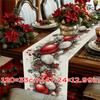 New Year Xmas Table Flag Cover Santa Claus Christmas Tablecloth  Christmas Party