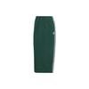 Originals Striped Logo Embroidered Ribbed Casual Long Skirt Women Skirts Green IW3167