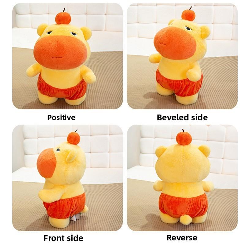 Stuffed Lulu Capybara Animal Pp Cotton Filling Soft Plush Toy For Decor Home