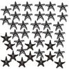 200Pcs Star Rivets 5‑Pointed Star Claw Nails DIY Bags Hats Decoration Accessories 10MMBlack
