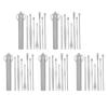 5 Sets Earwax Cleansing Kit Spiral Head Stainless Steel Rustproof Ear Pick Set for Home Use