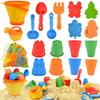 Sandbox Set of Sandbox Foldable Bucket Water Sand Outdoor Outing Play Sea River Beach Snow Bath Random Color Set, 20, Play, Set, Play, Colorful,