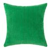 Square Cushion Case Sofa Cover Corduroy Winter Pillow Plush Velvet Home Decor