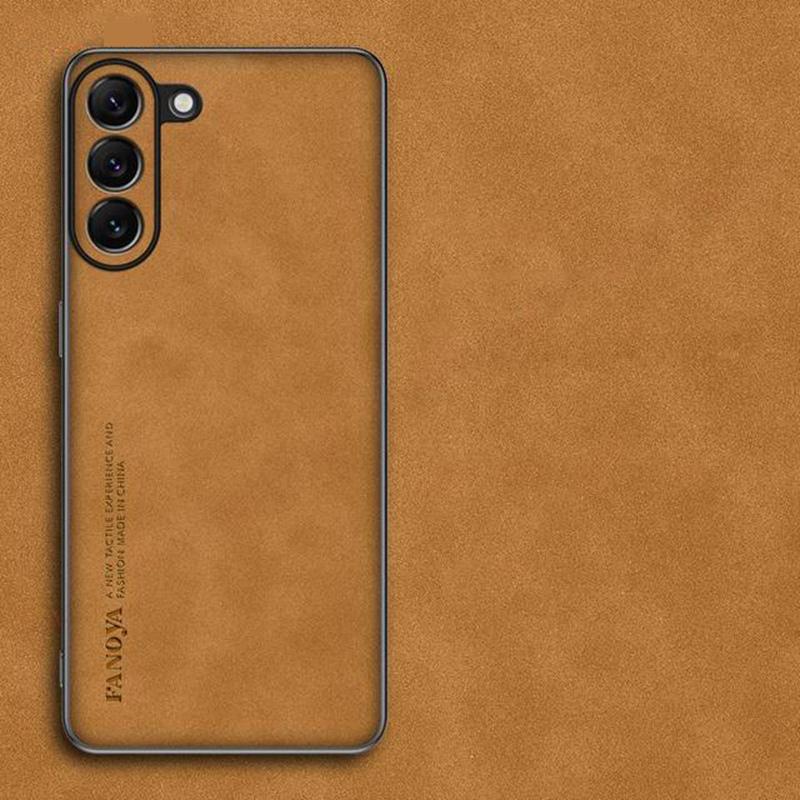 Sheepskin Leather Case For Samsung A54 A15 A05 A34 Soft Silicone Bumper Phone Case For Galaxy S24 Plus S23 S22 Ultra S21 FE Slim Phone Cover