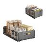 1pc/2pcs Pull Out Drawers, Expandable Roll Out Cabinet Organizer, Foldable Slide Out Drawer Storage Mesh Basket,Under Sink Shelf