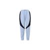 Colorblock Stripe Print Drawstring Knit Sweatpants Men Bottoms Blue FN5851-436