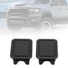 Fit For Dodge RAM 1500 2500 2pcs ABS Plastic Stake Pocket Covers Black Dustproof Easy Install Truck Bed Accessory Heavy Duty Custom Fit