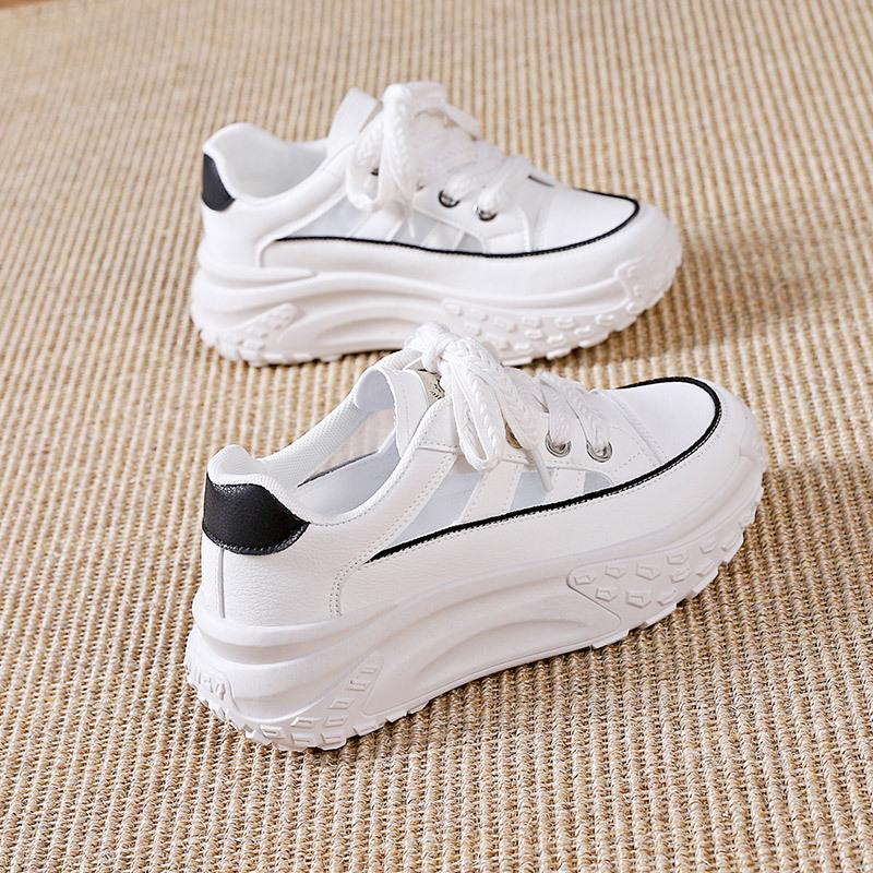 Retro Women Shoes Spring Platform Shoes Casual Sneakers Versatile Fashion Designer Shoes High Quality Women Sneakers 2024