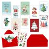 Christmas Card Set,  Style Folded Envelope, Holiday DIY Handwritten Blessing Christmas Card