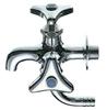 SANEI (Sanei) [Two-port Faucet That Can Be Used Simultaneously] Two-port Horizontal Faucet, Nominal Size 13, F10A-13